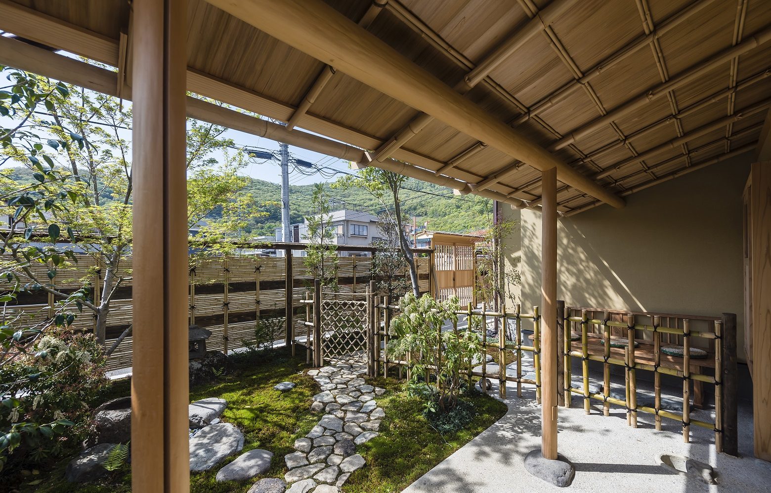 軒天井・雨樋【茶室】