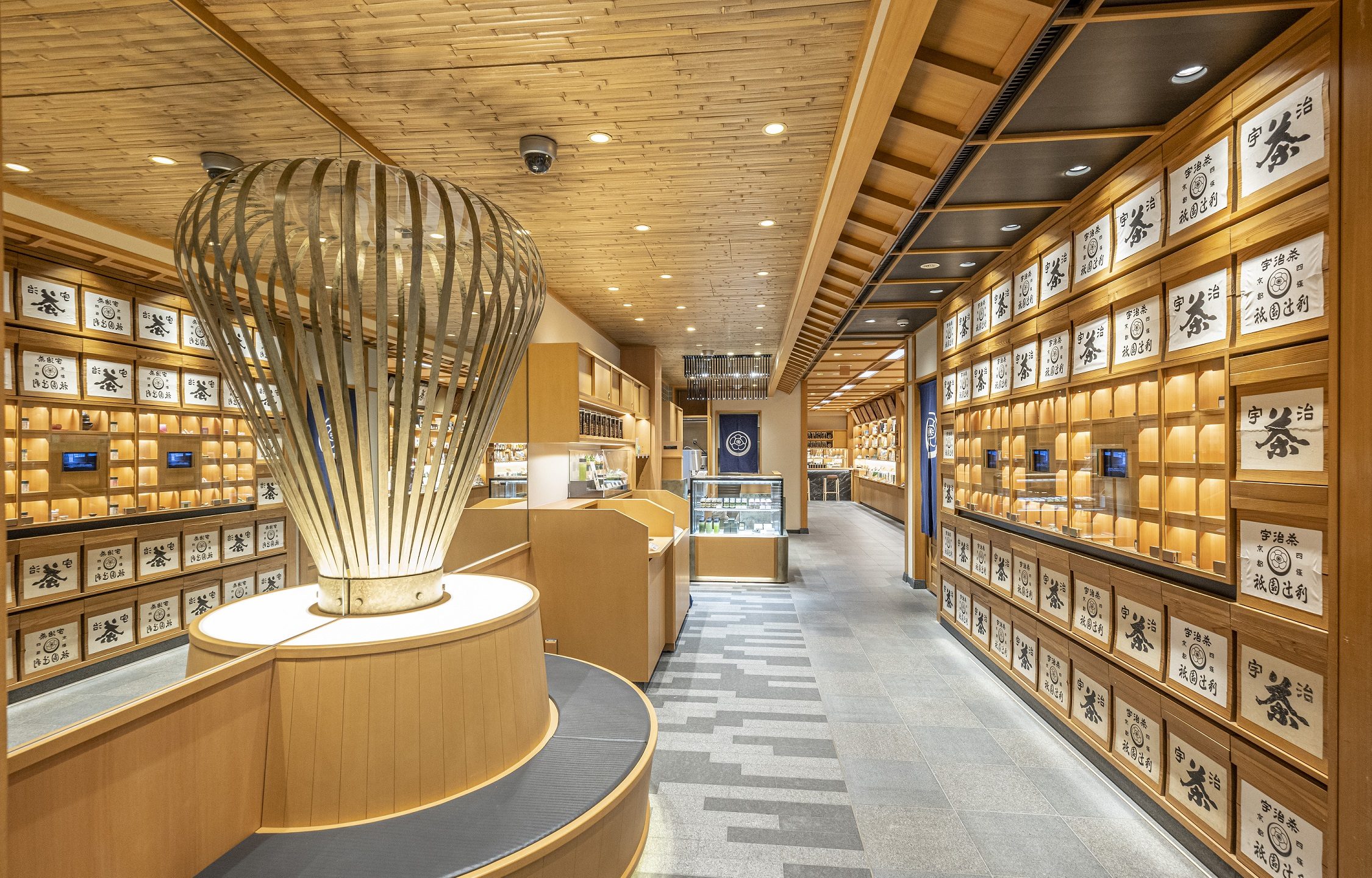 No.27-E 錆竹極細平割タテ貼【店舗】 | 竹六商店 | 竹・銘竹・茶室材  